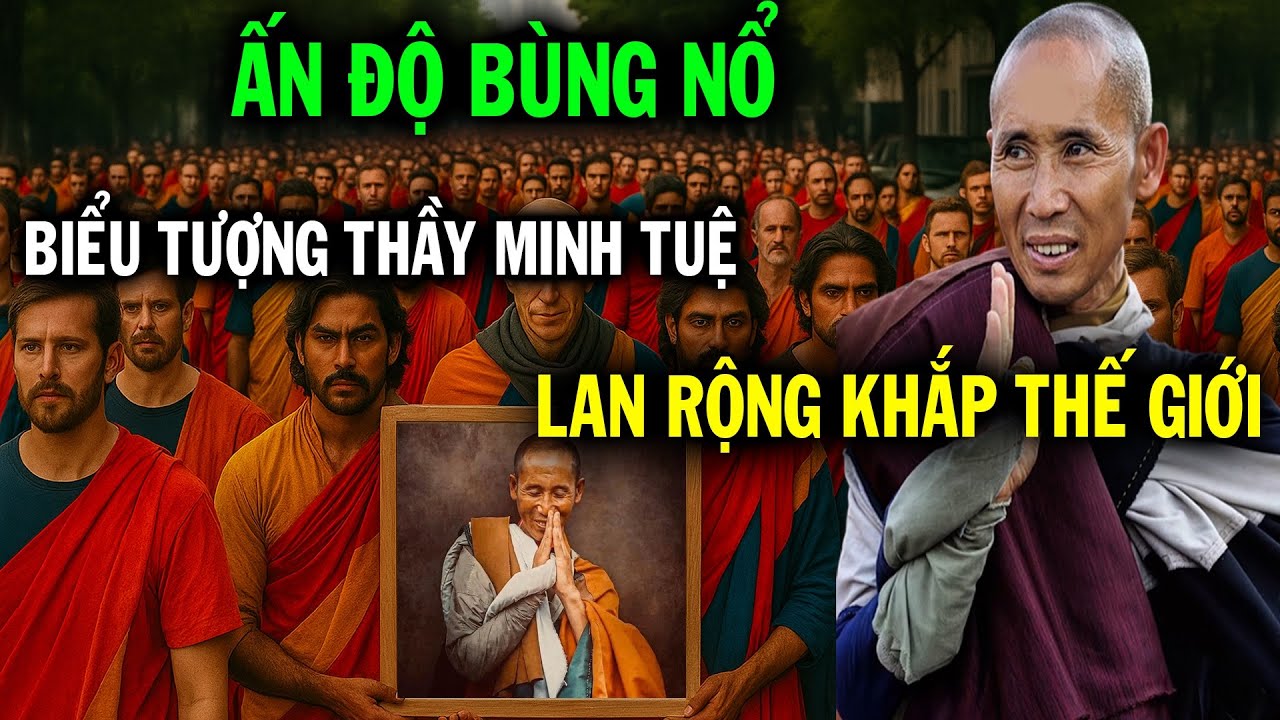 Bùng nổ toàn cầu, người dân khắp nơi trên thế giới mặc y áo Thầy Minh Tuệ