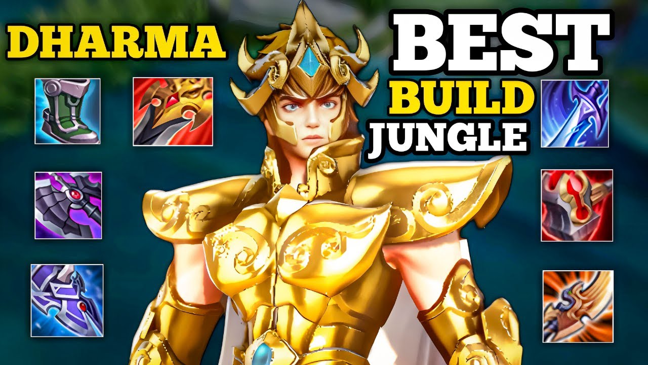 HOK : BEST BUILD ( DHARMA ) JUNGLE GAMEPLAY | GOLDEN GOD LEO | HONOR OF KINGS