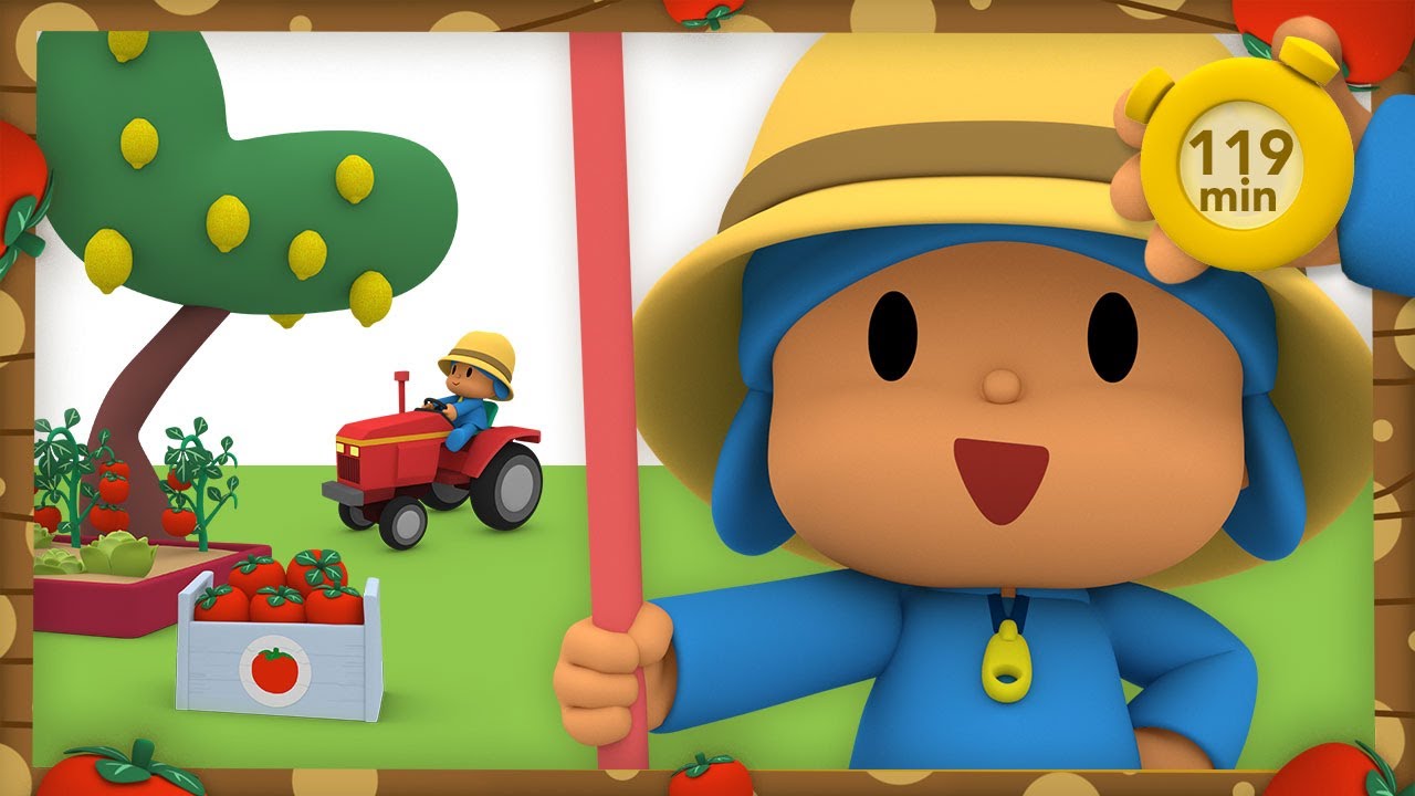 🐮 POCOYO & NINA EPISODIOS COMPLETOS - Un día en la granja 119 min | CARICATURAS y DIBUJOS ANIMADOS