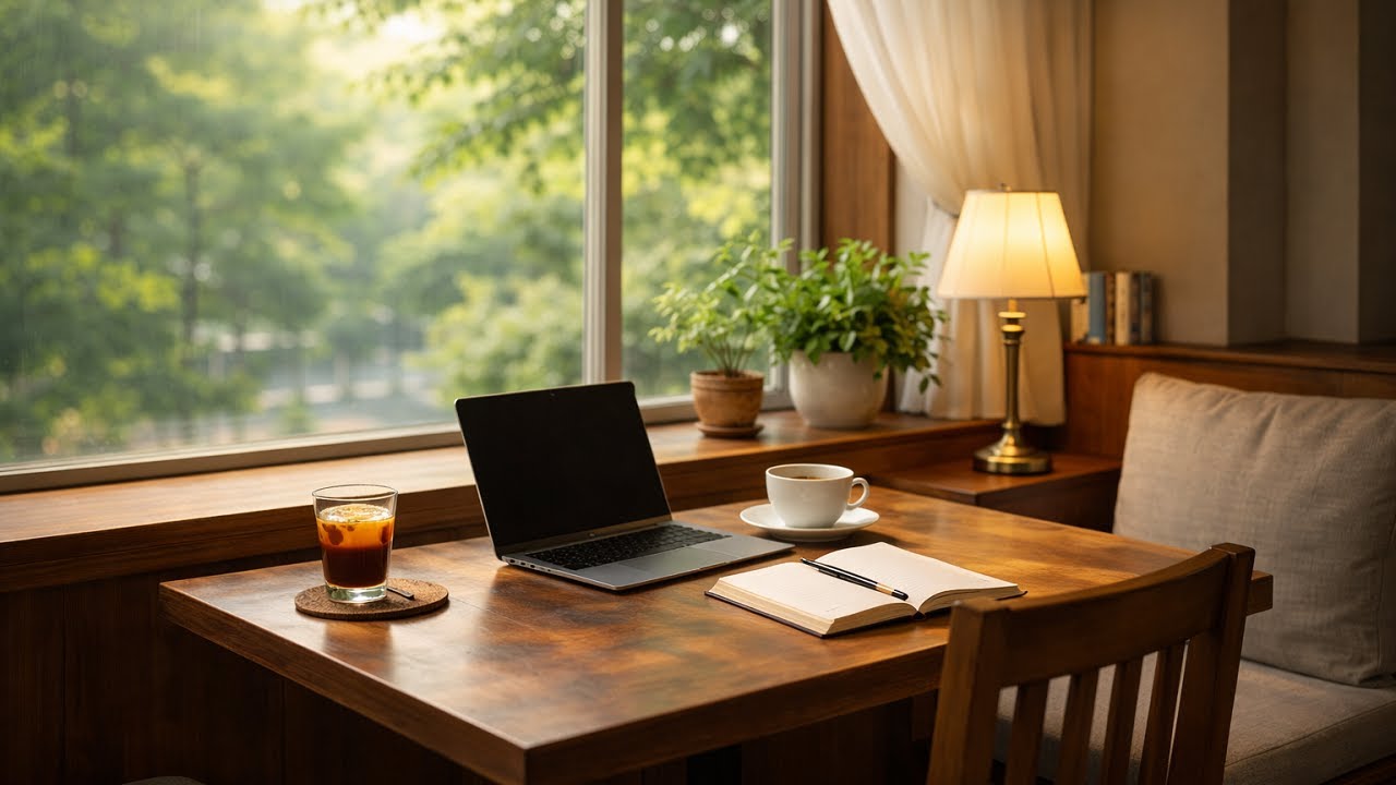 Quiet Corner Cafe Background Music ☕ Calm & Minimal for Deep Focus