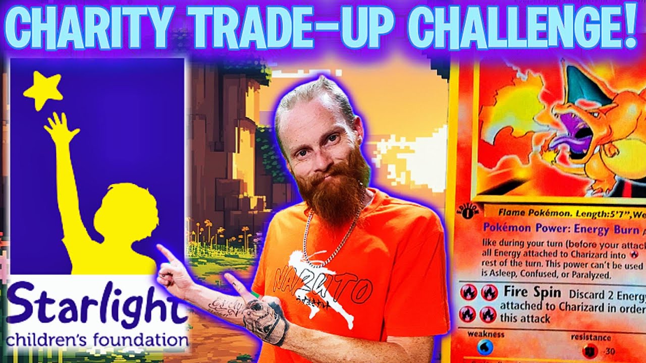 Pokémon Charity Trade-Up | From One Card to a Huge Donation!