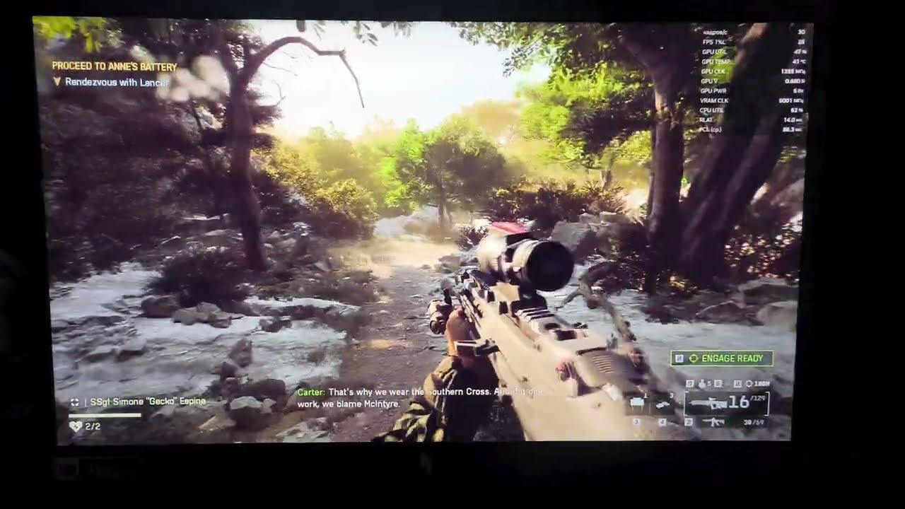 Запуск Battlefield 6 от батареи на Ноутбуке Acer nitro v15 RTX5060 75wat 