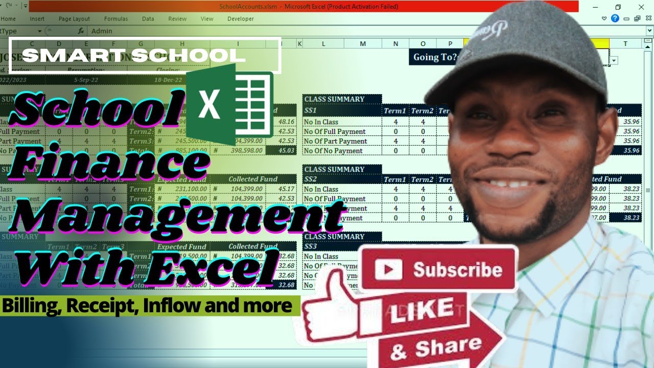 Excel Template For Private Schools Bookkeeping Software
