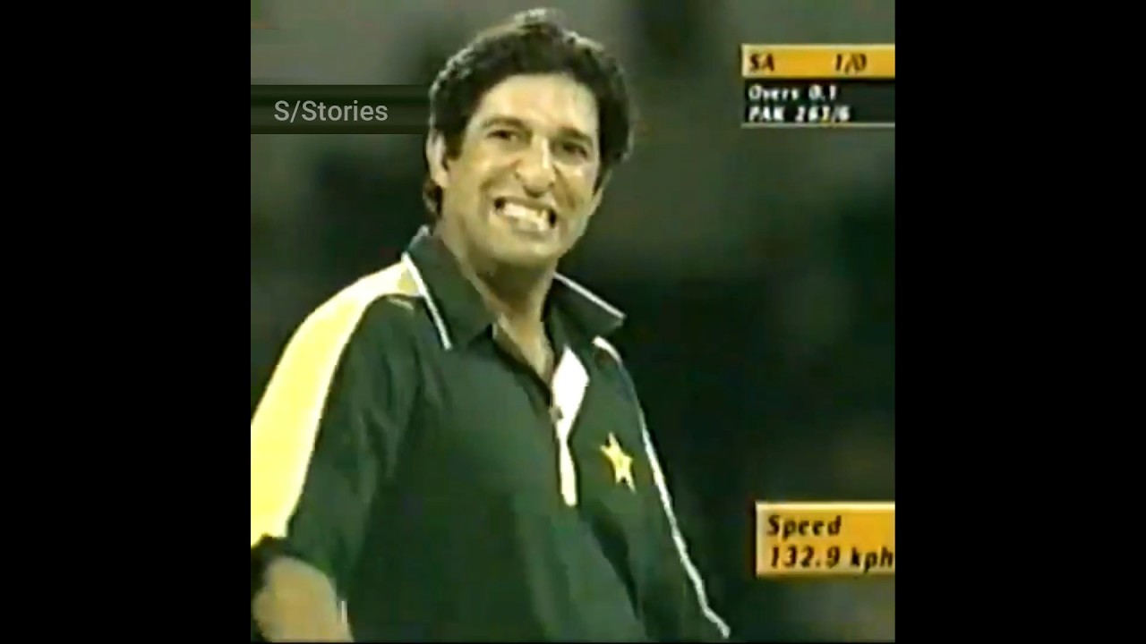 Wasim Akram Vs Herschelle Gibbs Great Face-Off - Wasim Akram Classic Bowling