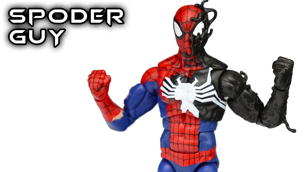 Marvel Legends SPIDER-MAN (Alien Costume) Secret Wars Action Figure Review