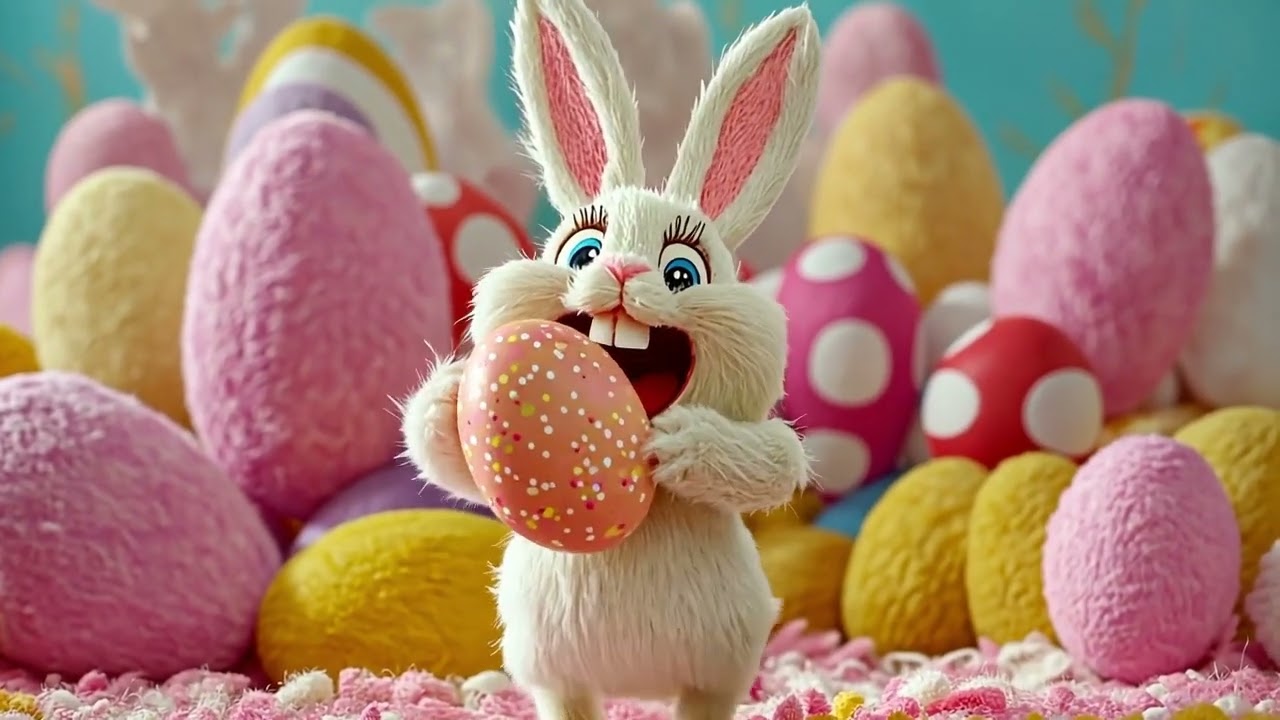 Easter Bunny Boogie | Created with AI Runway, Music AI Suno