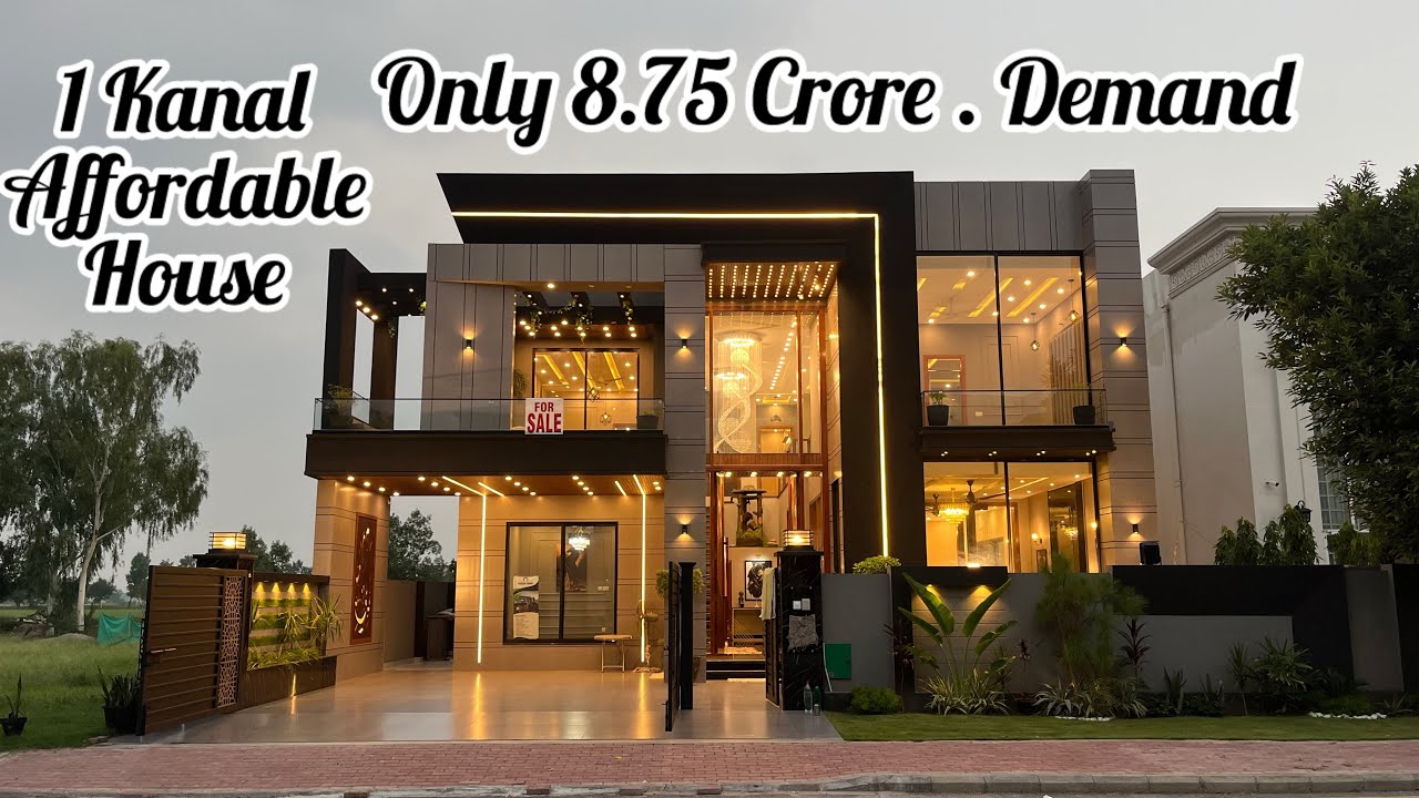 1 Kanal Ultra Modern Designer House For  Sale in Bahria Town Lahore