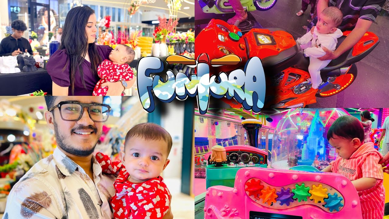 Lulu Mall Trivandrum/Funtura Gamezone/ 9 month baby developmental activities/ Lulu detailed Review.