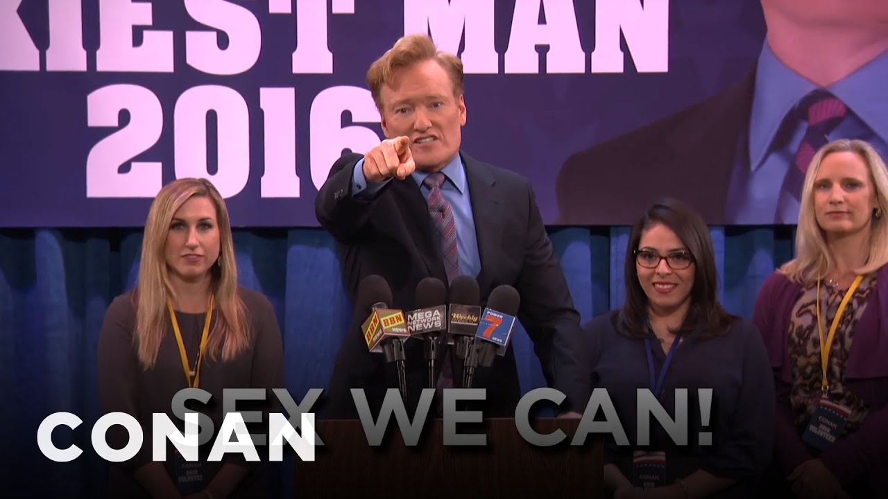 Conan Concedes The Title Of Sexiest Man Alive To The Rock | CONAN on TBS