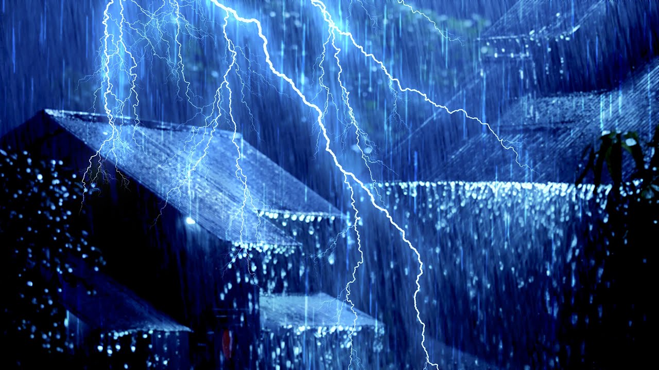 Sonidos Relajantes De Lluvia Y Truenos Para Dormir Mejor - Perfecto Para Una Noche Tranquila