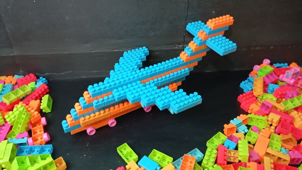 Satisfying DIY Airplane / Lego Building Blocks Videos / #buildingblockstoys #lego / SOJIB TOYS