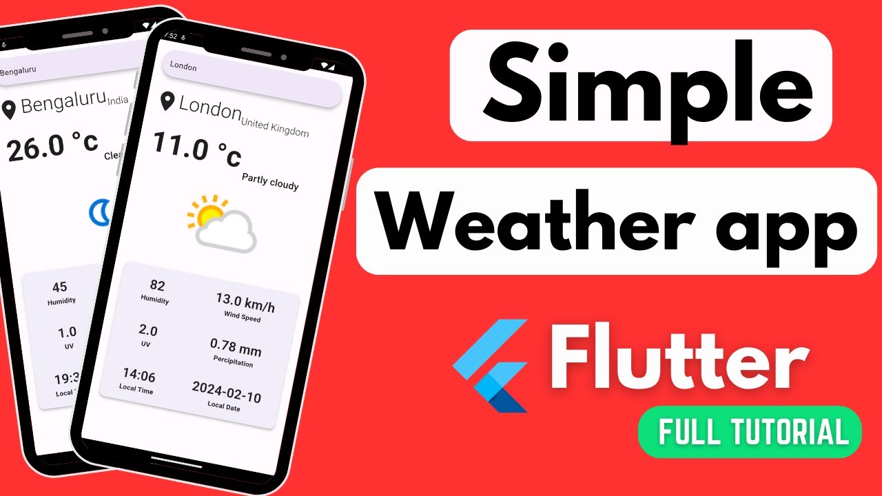 Realtime Weather App | Flutter  Speed Code | 2024