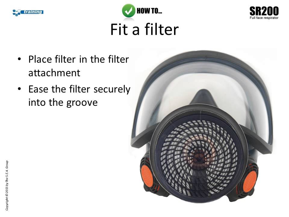 How to use the Sundstrom SR200 full face respirator