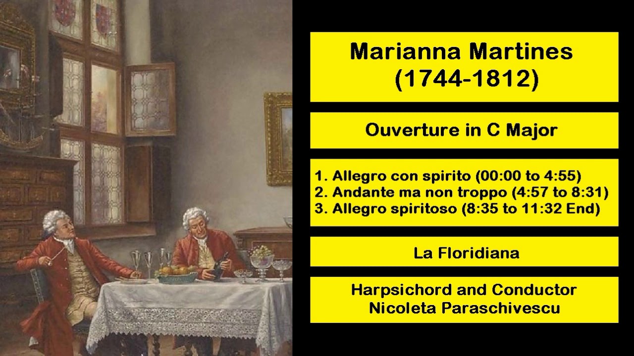 Marianna Martines (1744-1812) - Ouverture in C Major
