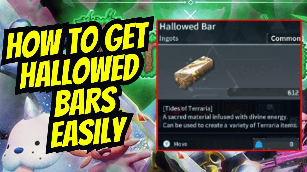 PALS TO BREED HALLOWED BARS GALORE Tutorial Palworld Terraria
