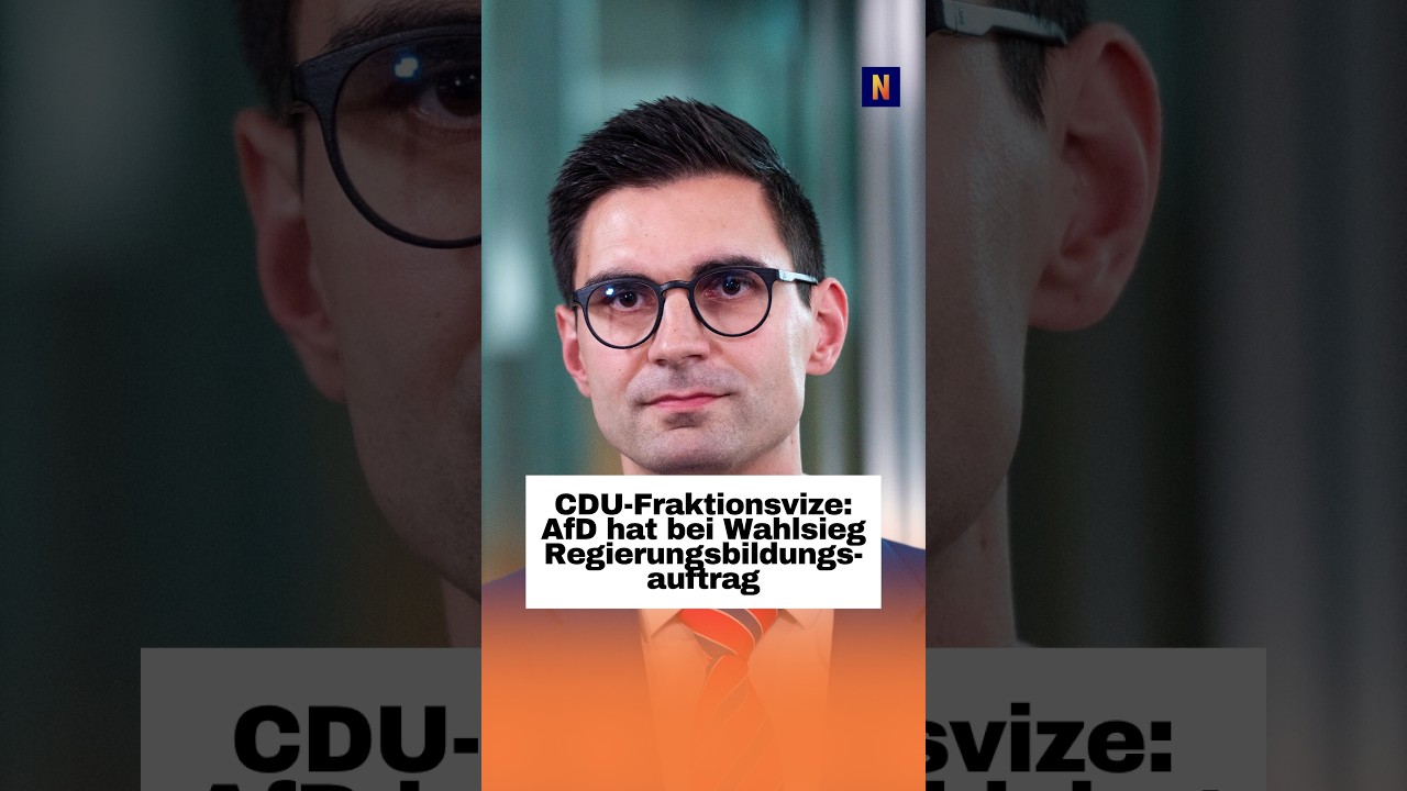 CDU Deputy Faction Leader Sepp M&uuml;ller: AfD Has Mandate to Form Government if They Win Election
