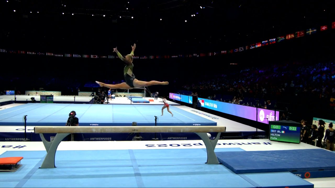 HILTON Halle (IRL)_2023 Artistic Worlds, Antwerp (BEL)_Qualifications_Balance Beam