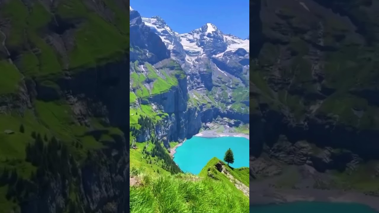 Beautiful lake in switzerland😍 | Travel tales #shorts