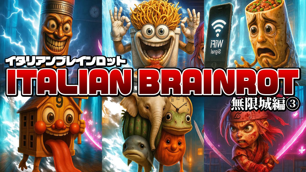 【無限城編 総集編③】無限城に閉じ込められたカプチーナ・アサシーナを助けて！【18話～25話】ブレインロットクイズ