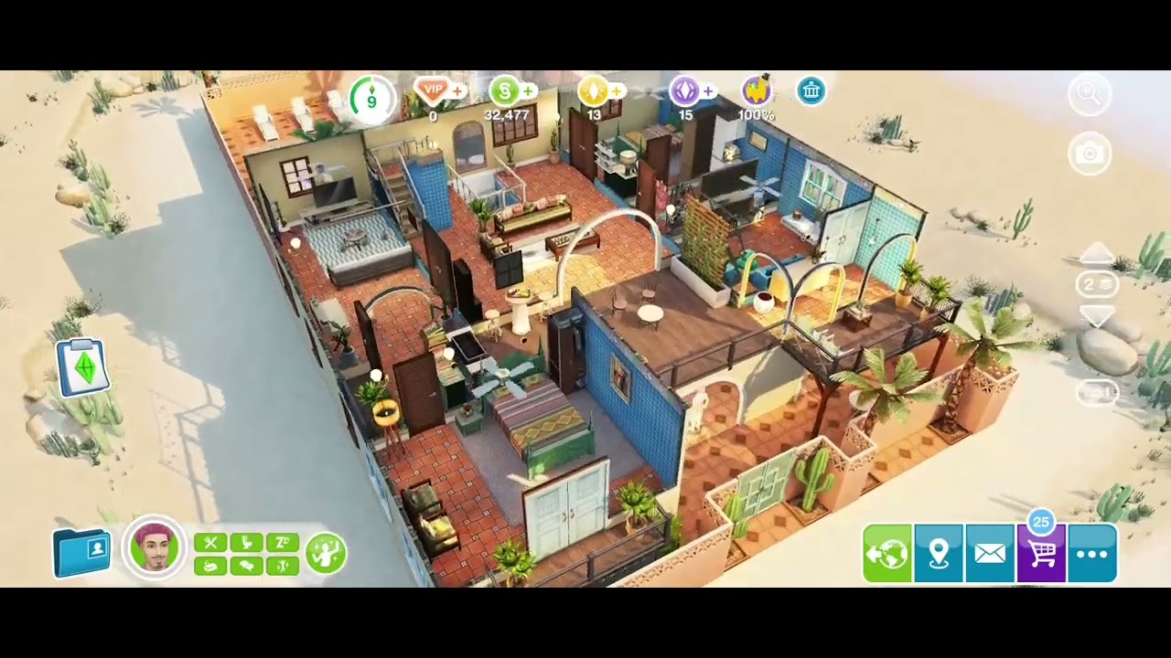 Sims Free Play | Hug Neighbors Cat | Task 2025