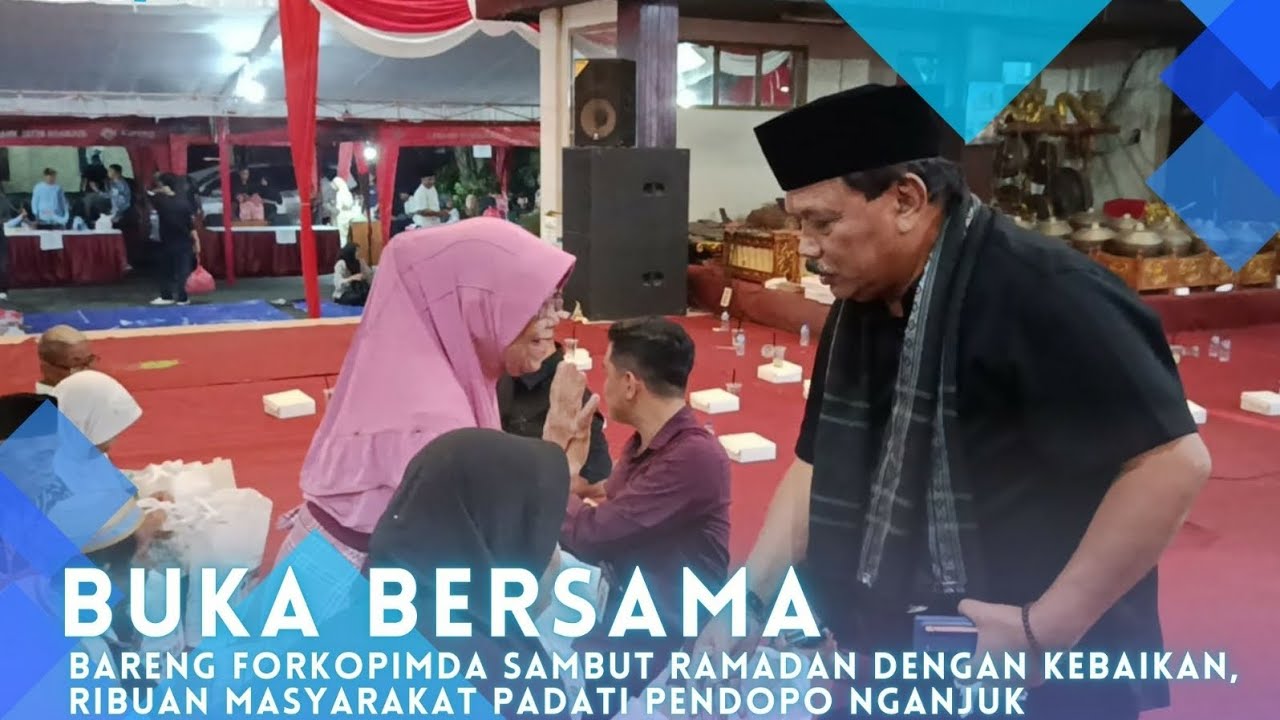 Ribuan Masyarakat Padati Pendopo, Buka Bersama Bareng Forkopimda Sambut Ramadan dengan Kebaikan SRTV