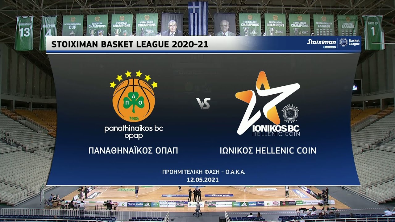 Basket League Playoffs 2020-2021: Παναθηναϊκός vs Ιωνικός