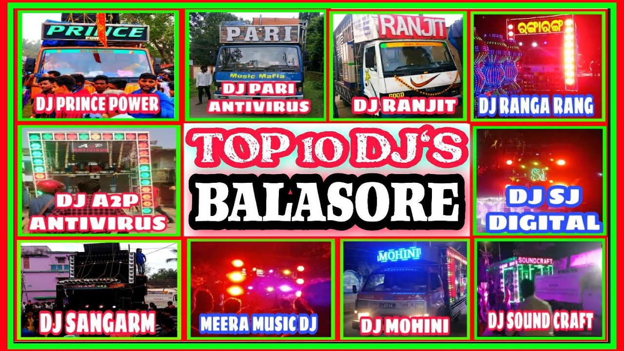 TOP 10 DJ'S BALASORE || FAMOUS DJ OF ODISHA FROM BALASORE  || GOOD SETUP HEAVY BASS DJ || AMIT MIX ❤