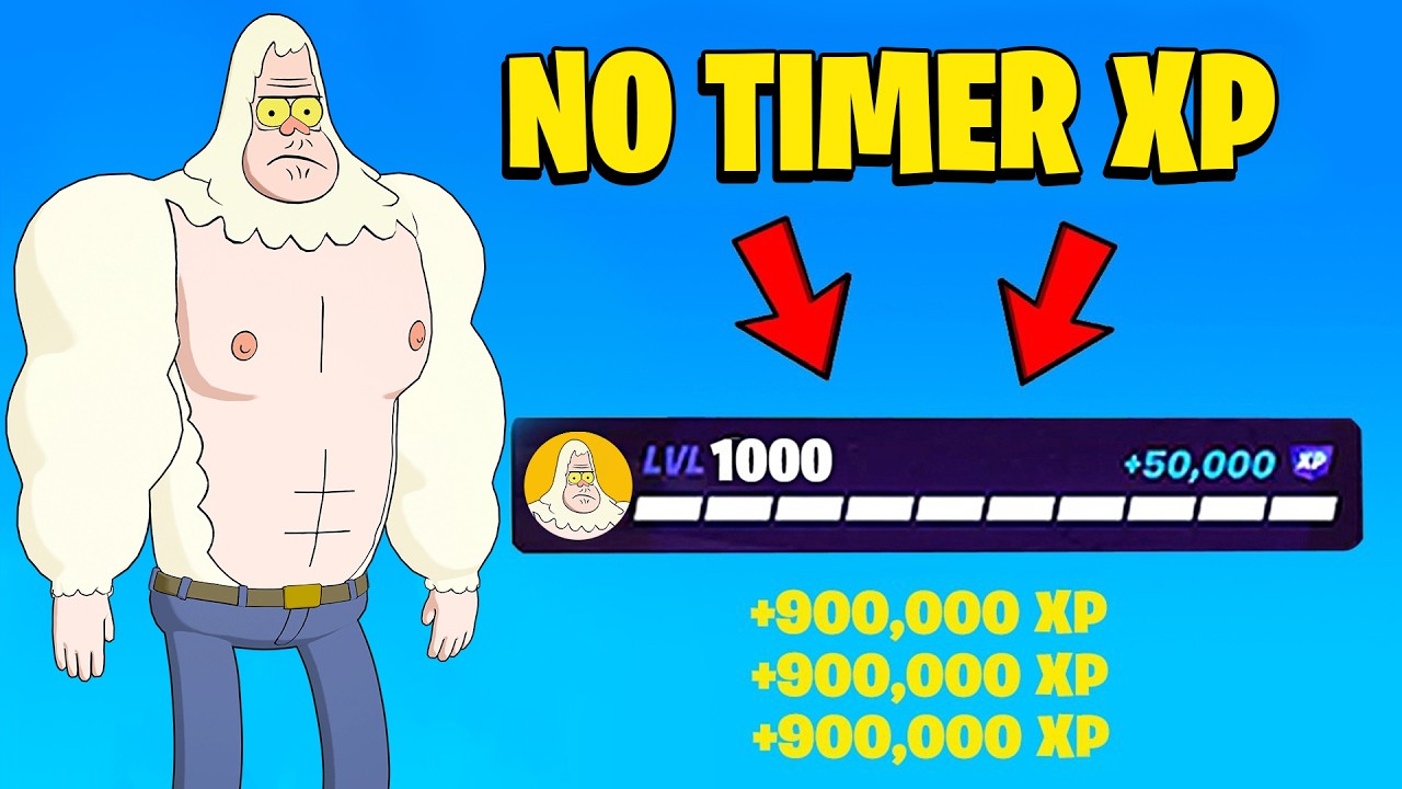 BEST LEGIT *NO TIMER* FORTNITE XP MAP to FARM & LEVEL UP FAST in FORTNITE CHAPTER 7! (109,000!)