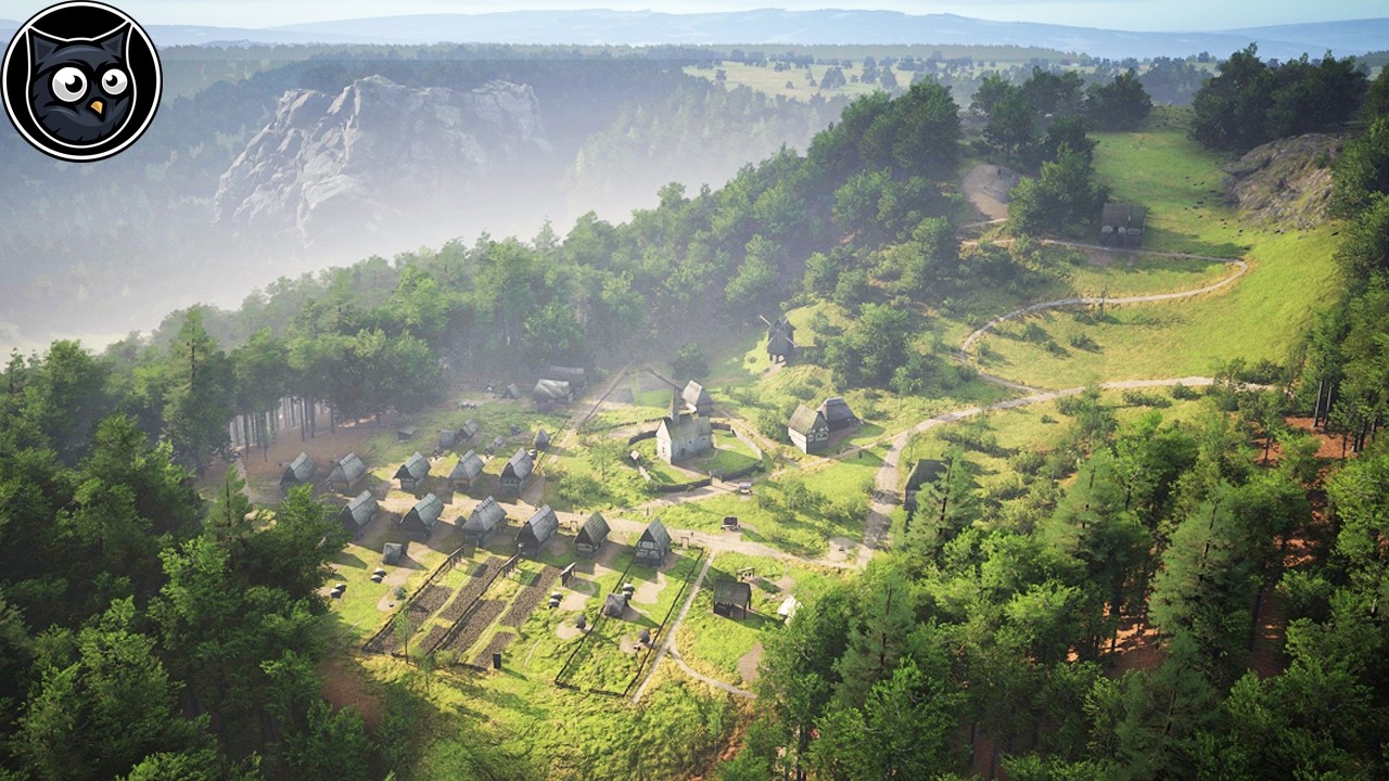 Building a Medieval Village on the Devil's Hill - Manor Lords CHALLENGE The Merchant