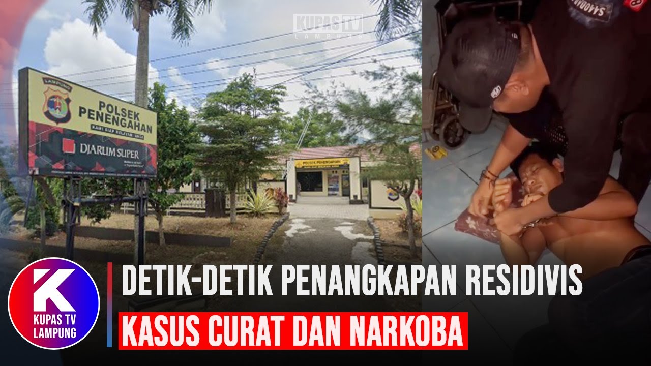 Polisi Bekuk Residivis Kasus Curat dan Narkoba di Penengahan Lampung Selatan