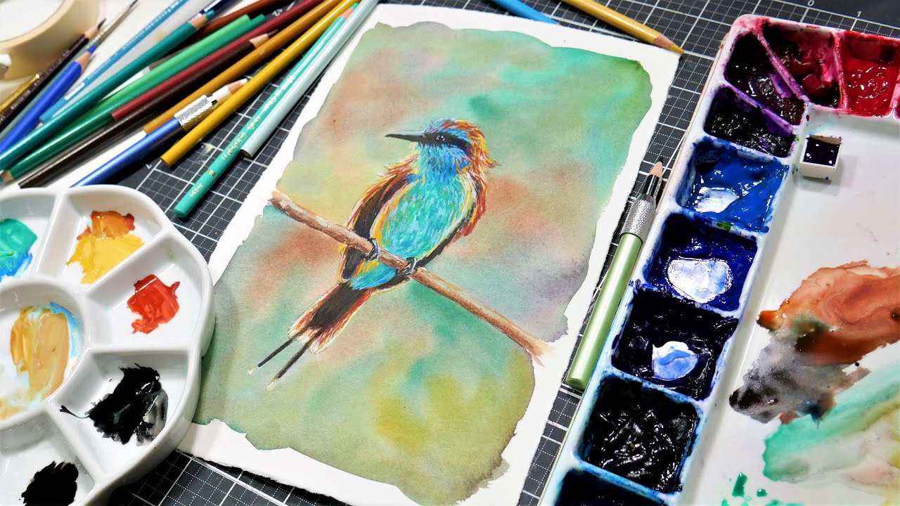 Painted a Viewer Requested Bird From My Sketchbook