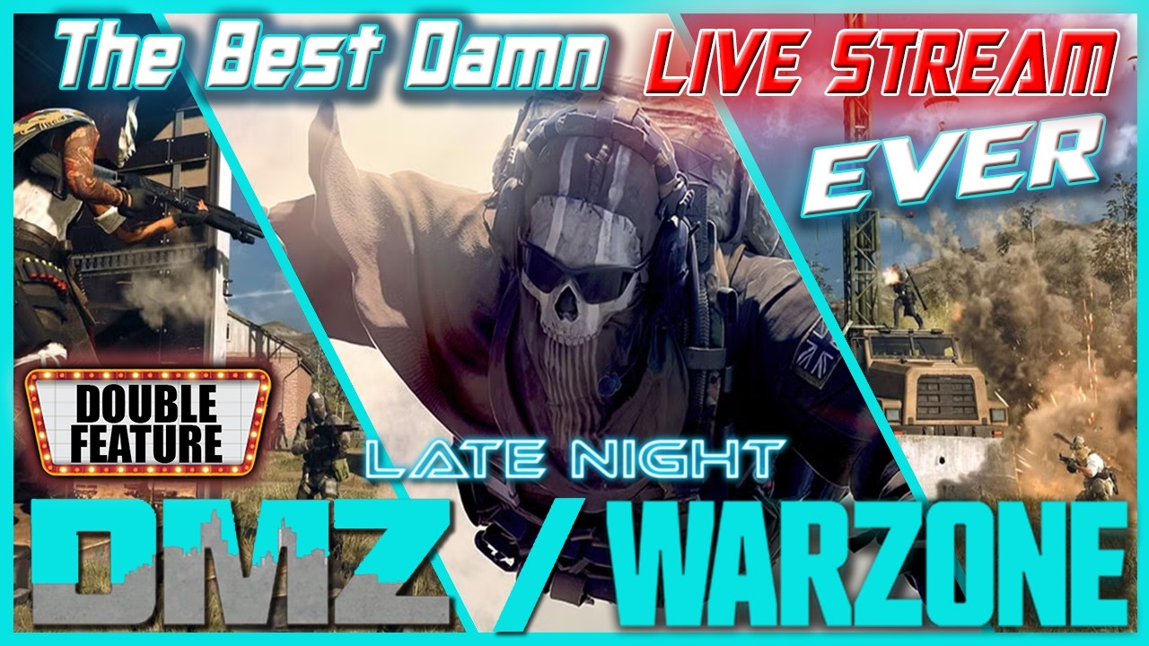 Warzone and DMZ 😎 The Best Damn Live Stream Ever 😎