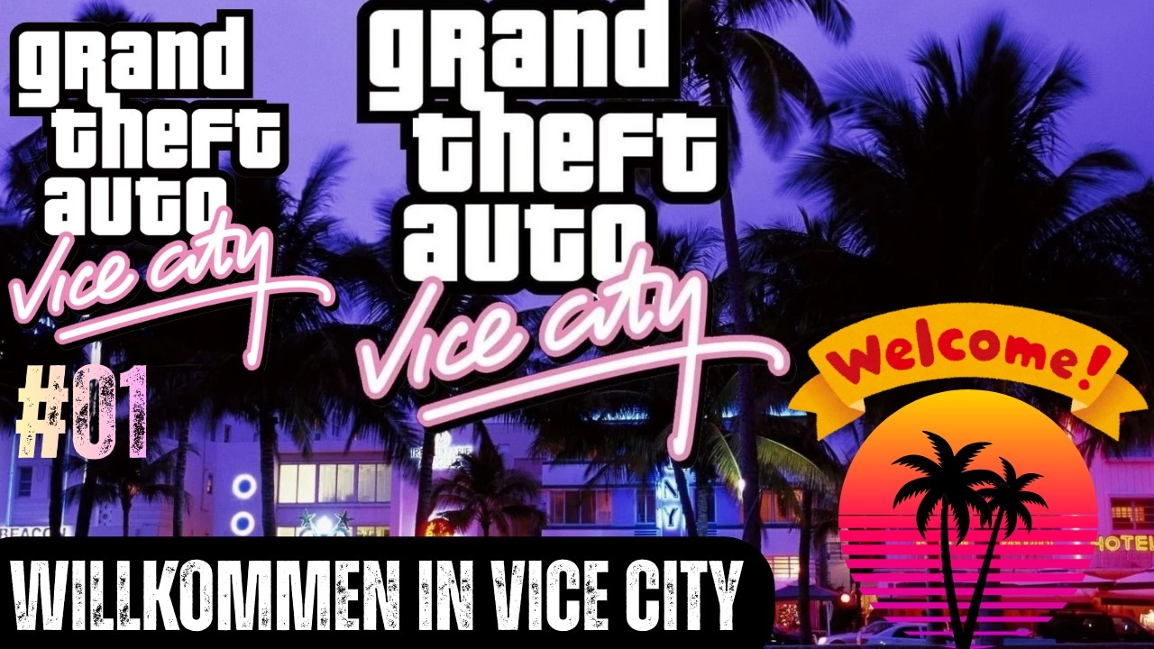 Lets Play GTA Vice City #01/ Willkommen in !! VICE CITY !!