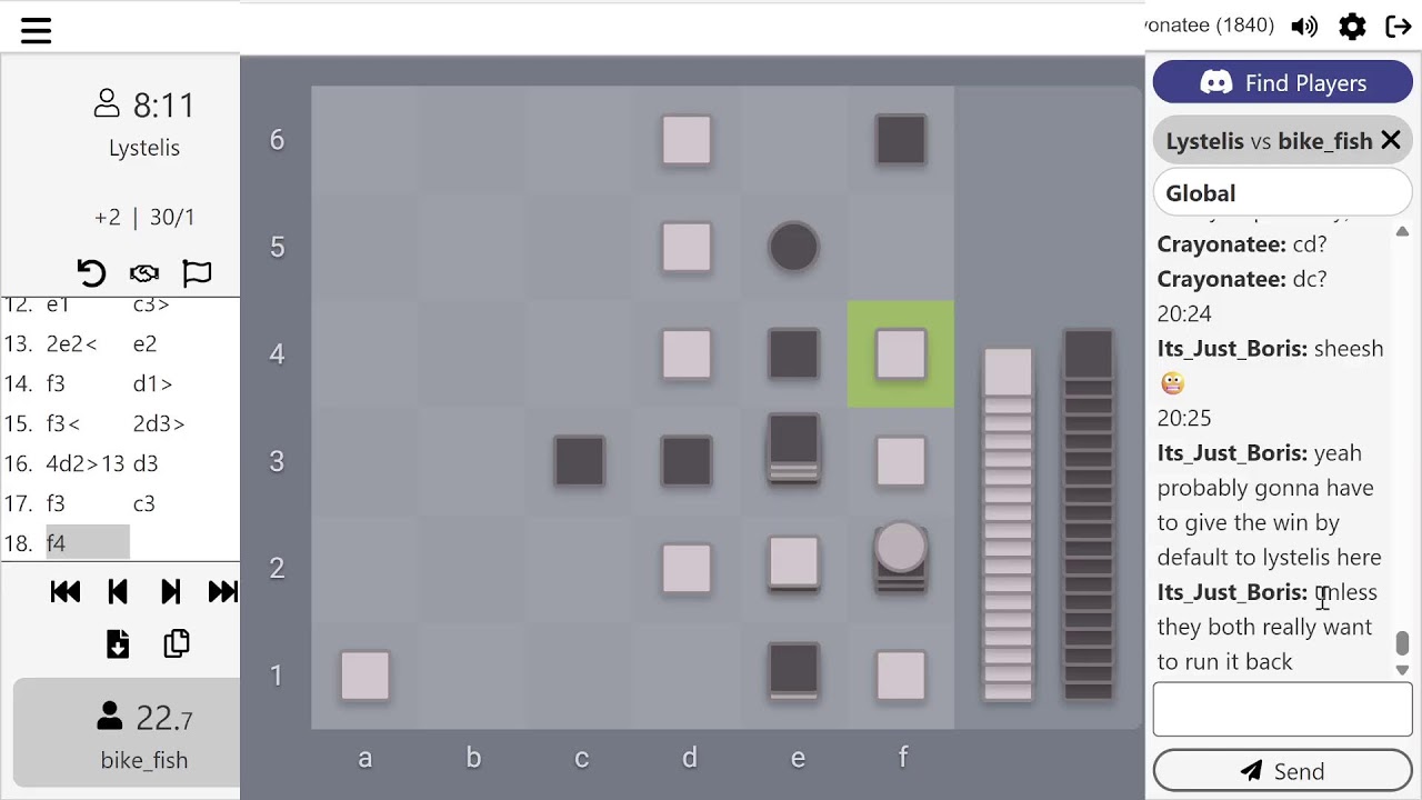 Tak League - bike_fish vs. Lystelis