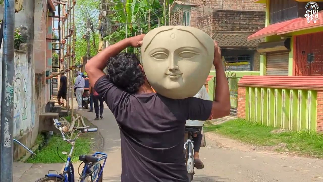 প্রতিমা তৈরি ১ম পর্যায় | Chandannagar Jagadhatri puja- 2024