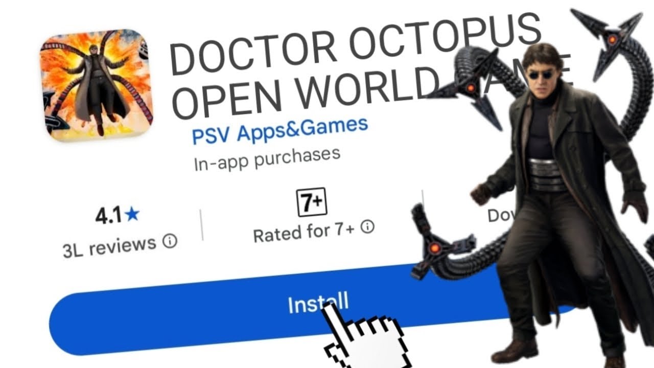 I found a “DOCTOR OCTOPUS” Game on play store 🤣