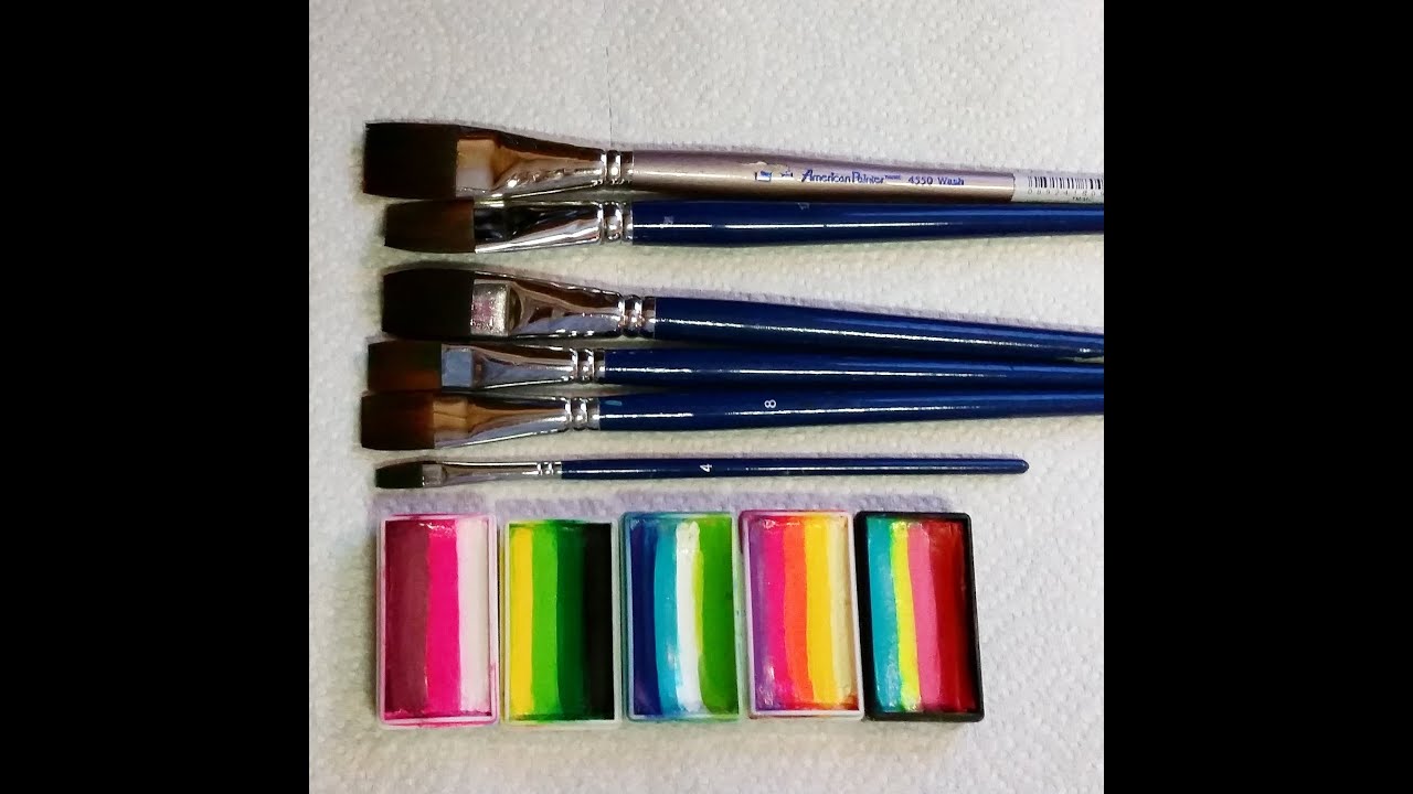 Basic One Stroke Face Painting Tutorials