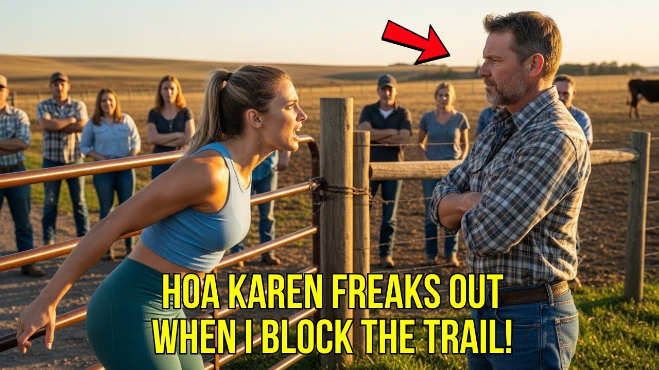HOA Karen Goes Crazy When I Build a Gate on My Land – She Screams It’s “Community Property”!