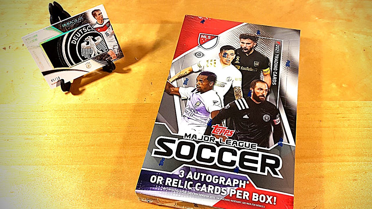 2021 Topps MLS Soccer Hobby Box Break and Review