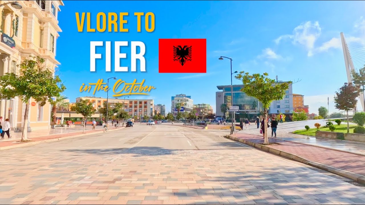 Driving in Albania 🇦🇱 from Vlorë to Fier in October 2024