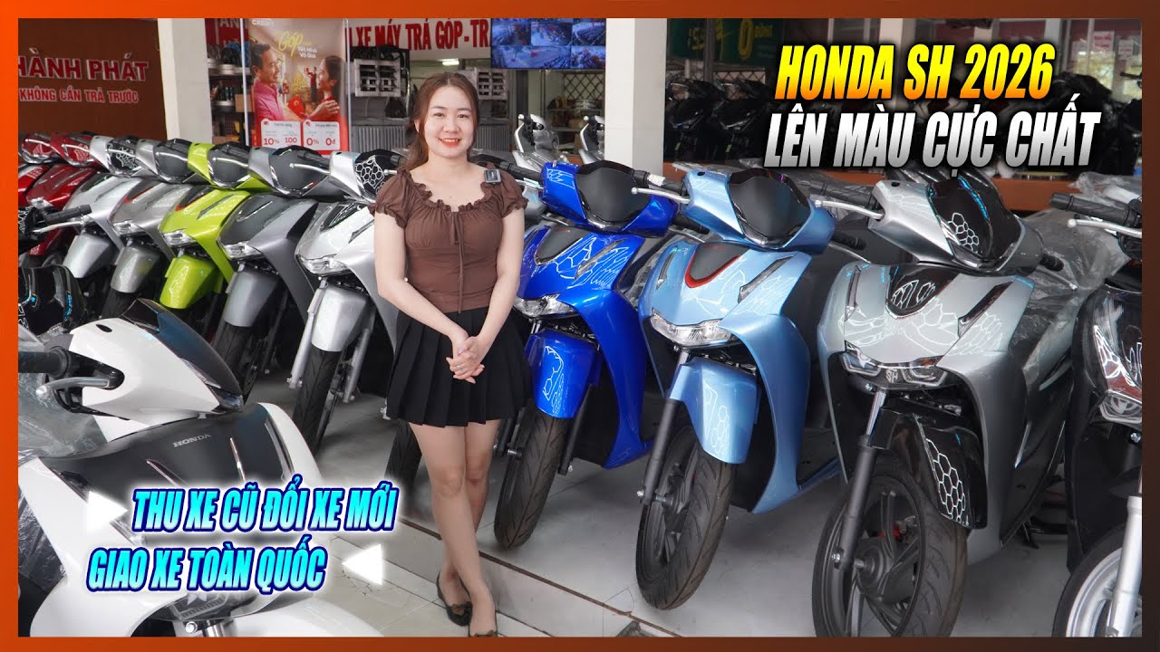 Bộ Đôi Honda Sh 125i Lên Màu Cực Đỉnh Chào Xuân 2026, Thu Xe Cũ Đổi Xe Mới | Gu Xe