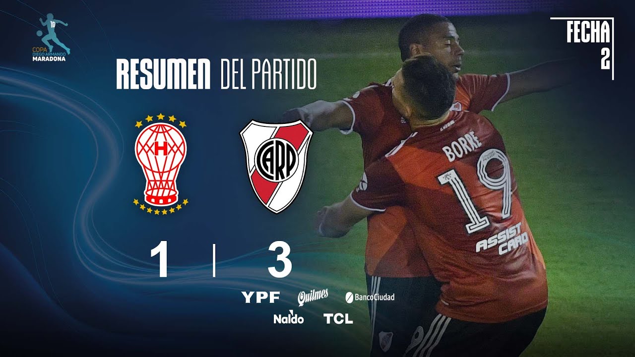 Copa Diego Maradona | Fases | Fecha 2 | resumen de Hurac&aacute;n - River