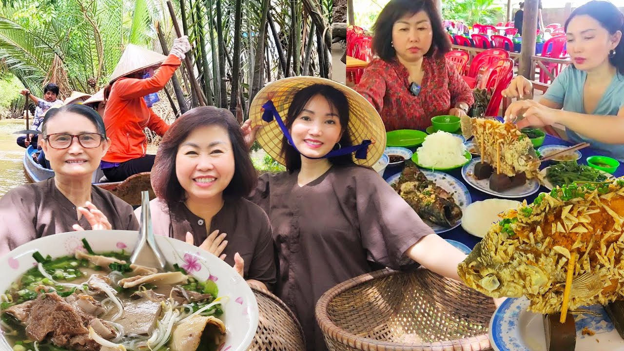 Về Tiền Giang Ăn Hủ Tiếu Mỹ Tho Nổi Tiếng Tự Tay Bắt Cá Thưởng Thức Canh Chua Cá Kho Tộ | VN #14
