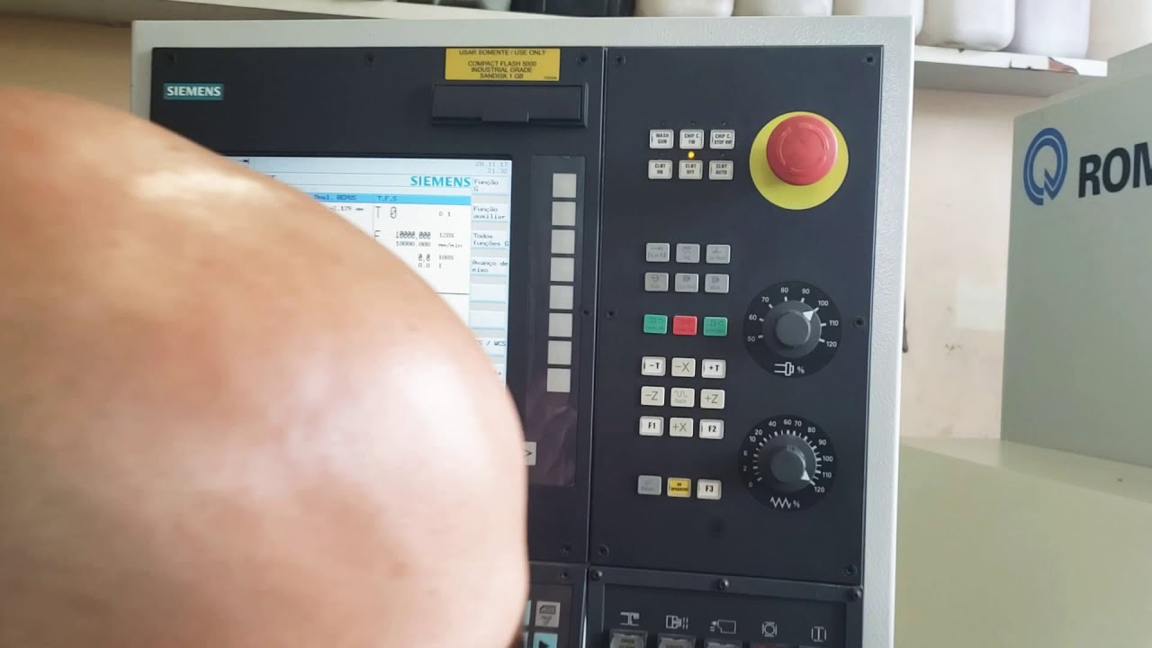 CNC centur 30d zeramento