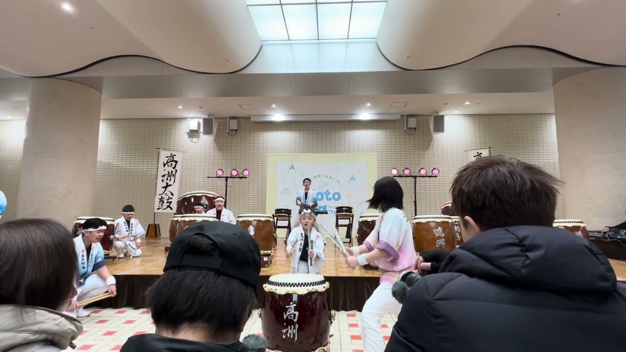 演奏曲:道中〜祭り〜五人打ち/のとぴあフェスin金沢駅もてなしドーム地下広場/26.03.01