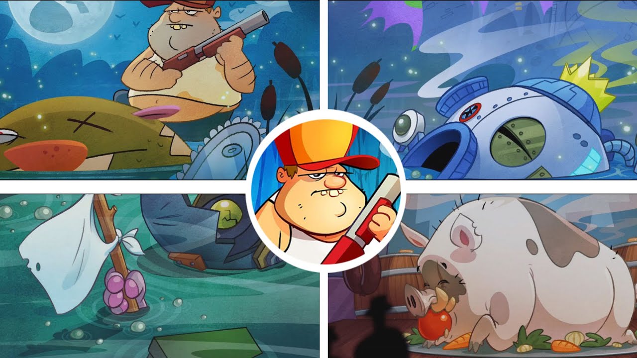 Swamp Attack All Bosses (Chainsaw Massacre,Mosquito Queen,Swamp Monster,Demolition Crew ...)