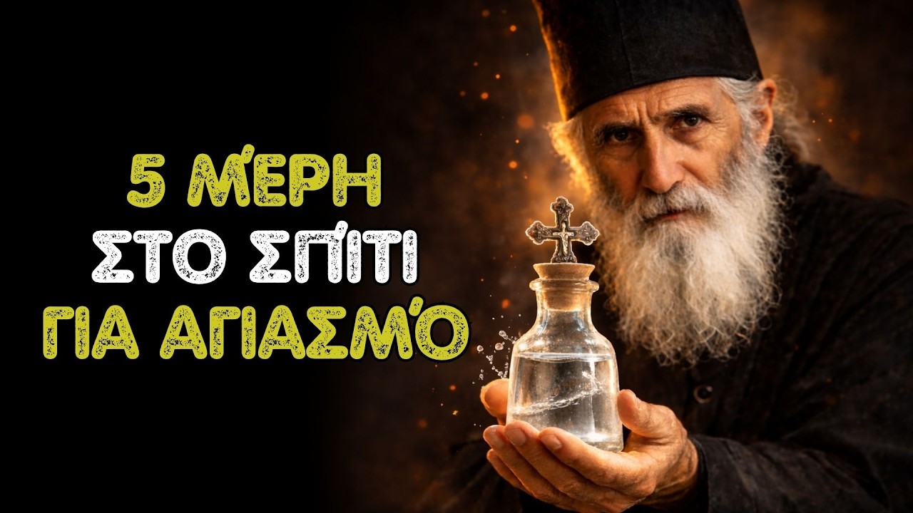 5 μέρη στο σπίτι για αγιασμό — ο Άγιος Παΐσιος αποκαλύπτει γιατί φέρνουν προστασία
