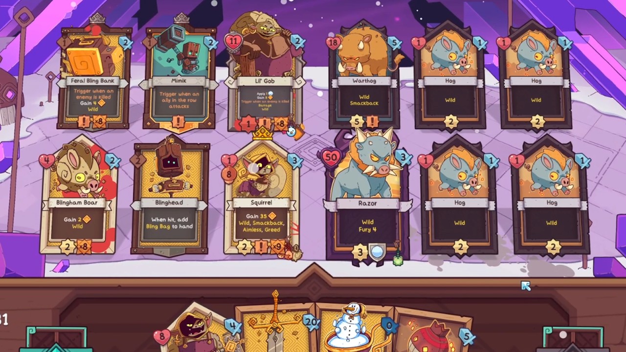 Wildfrost Goblingham Forest Mod: Quick and Greedy