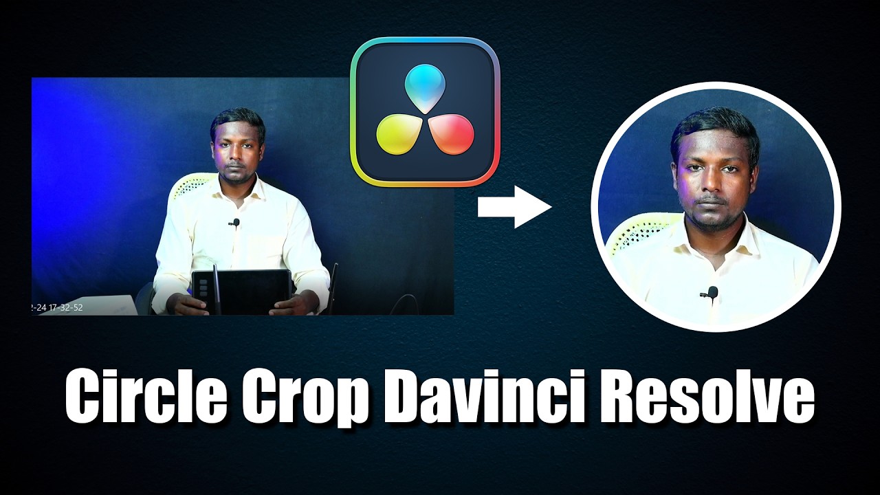 How to Make Circle Video in Davinci Resolve