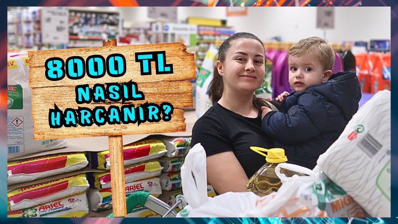 8000 TL 800 TL Gibi Olmuş😥İzlemeyen Bin Pişman😁Alışveriş Vlog🛒 Bu Dış Sese Çok Güleceksiniz🫢
